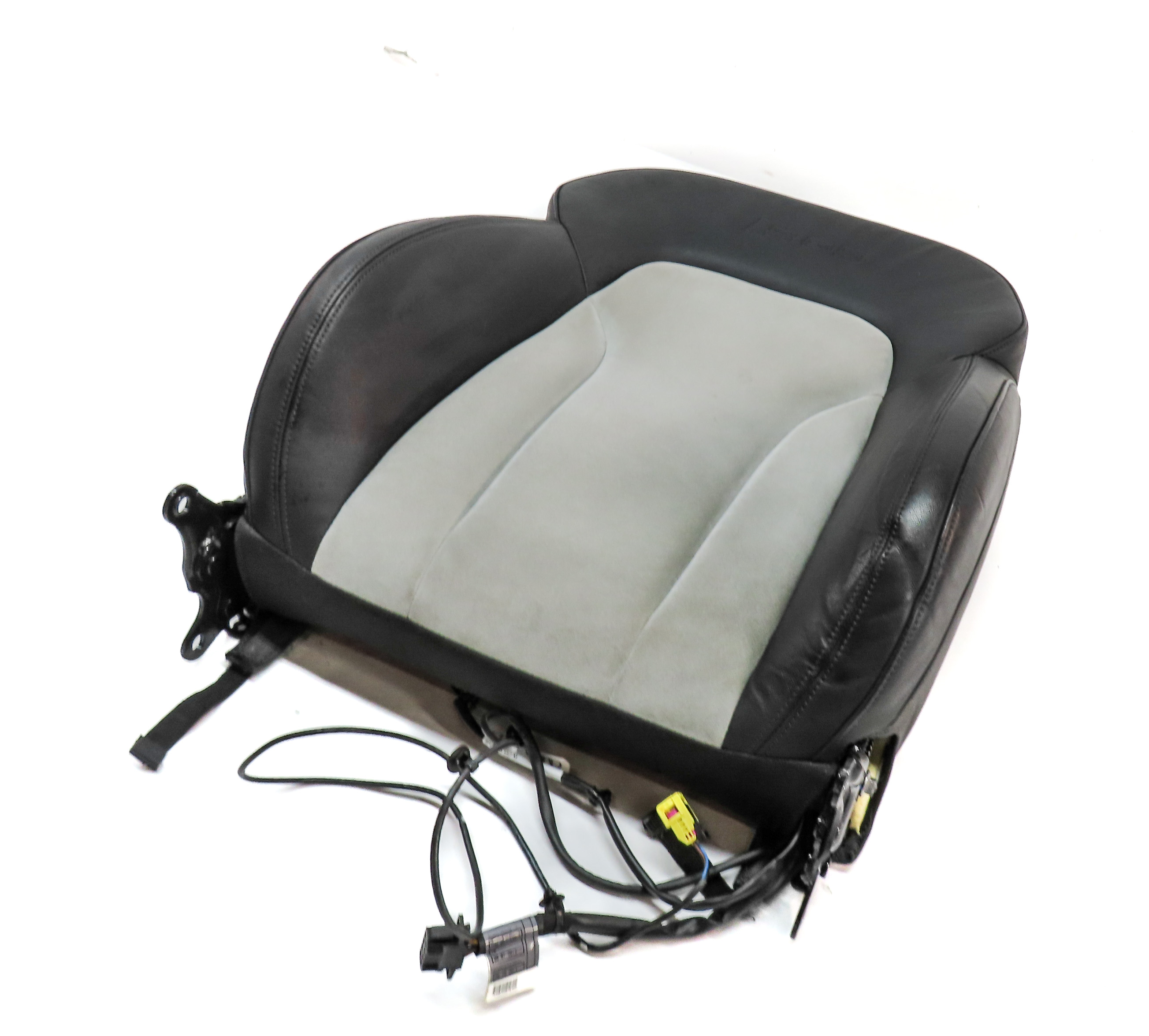 15 AUDI SQ5 B8 8R LEFT DRIVER UPPER SPORT MEMORY HEATED SEAT CUSHION (Silver) — exact item pictured